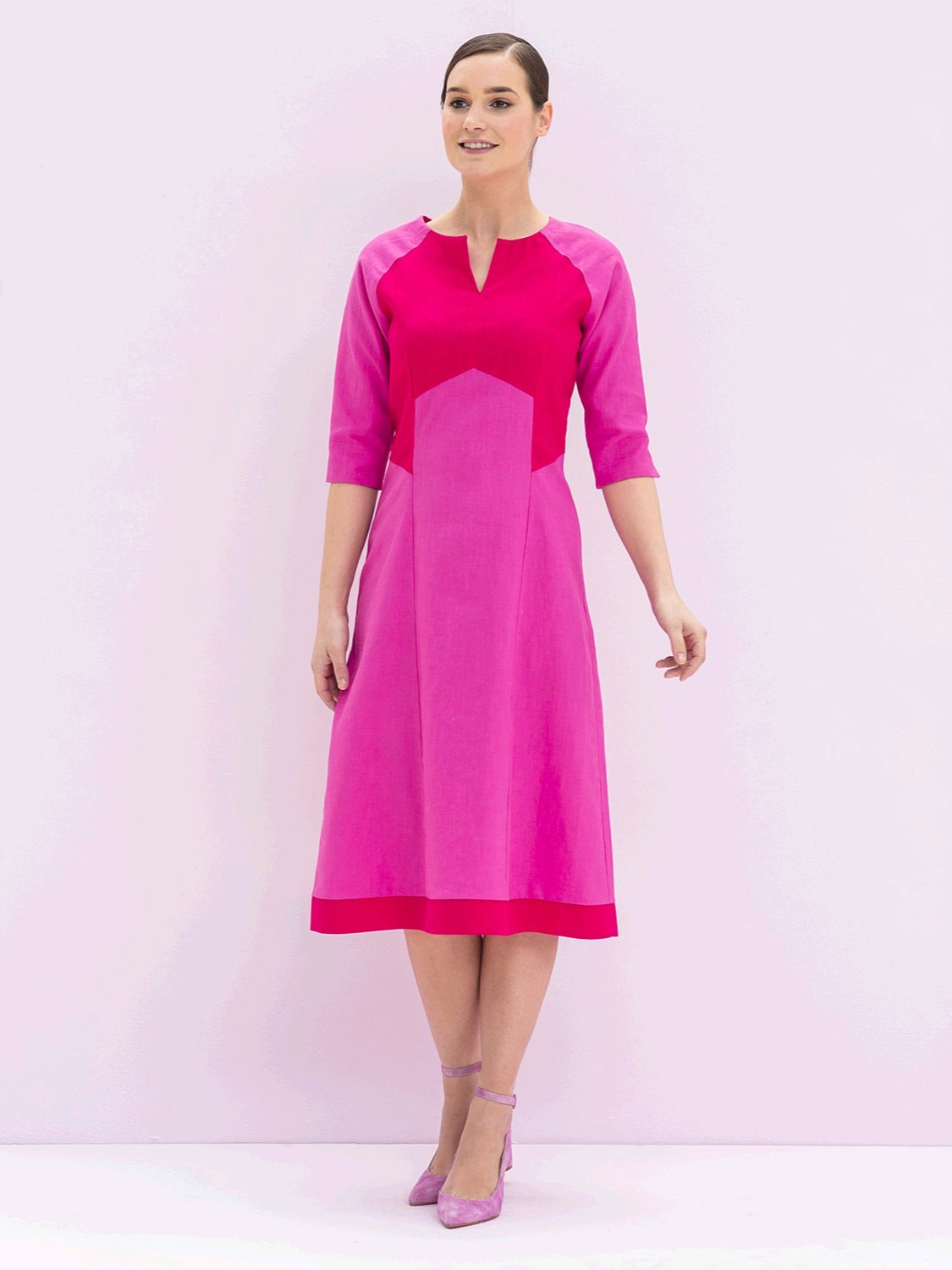 Lin 100 % Cerise - P90
