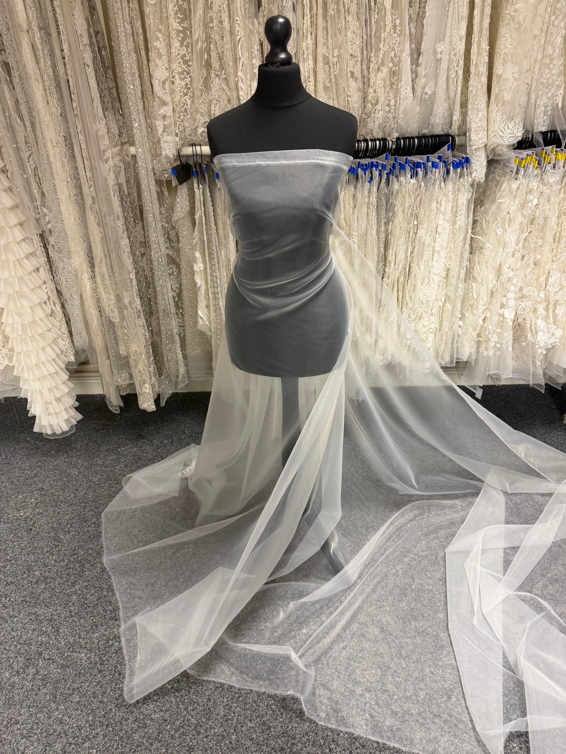 Organza de polyester ivoire - Ryder
