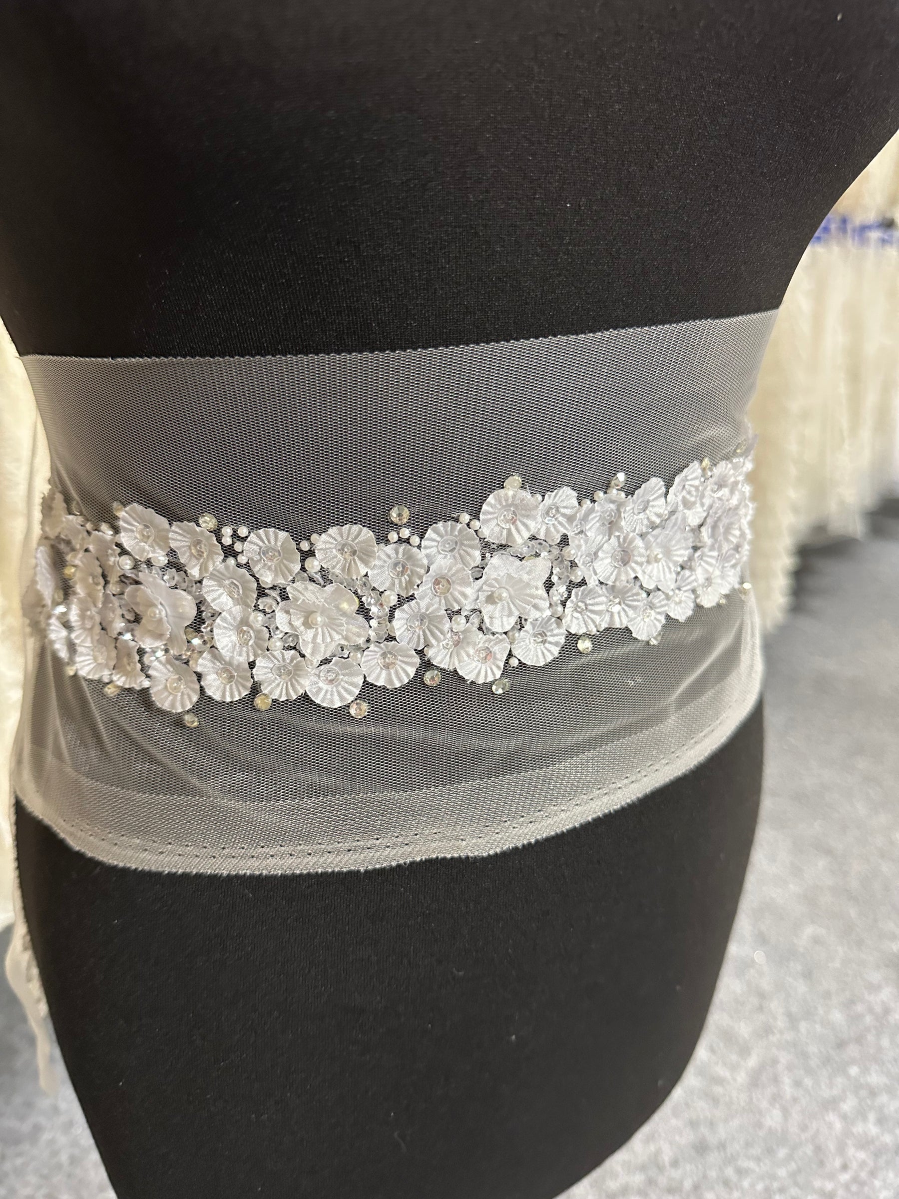 Bordure en dentelle ivoire 3D - Ragmuffin