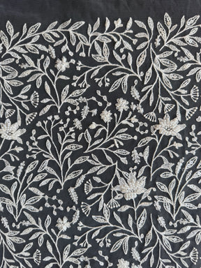 Tulle brodé de perles - EB1108