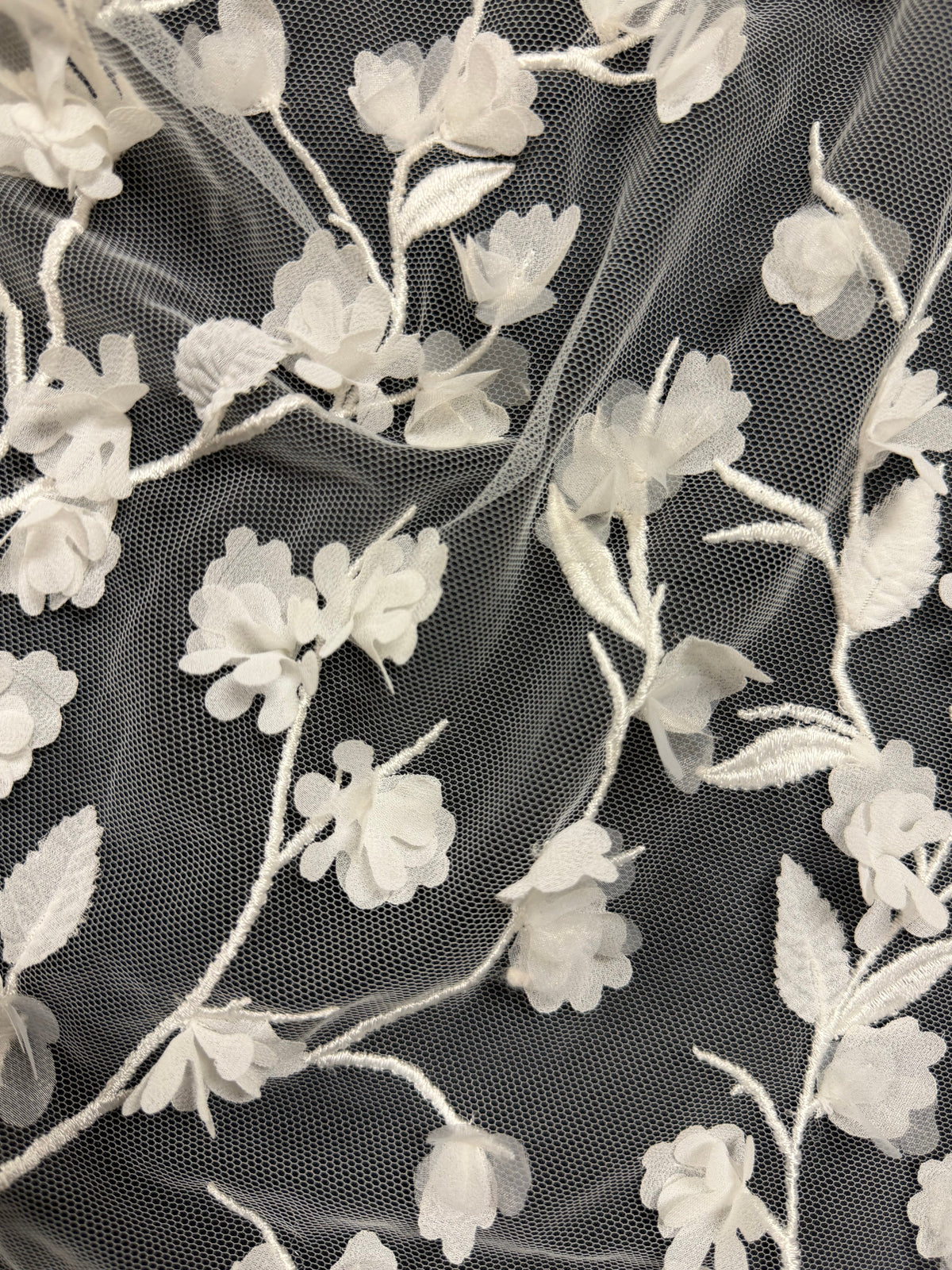 Dentelle laser ivoire - EB5019