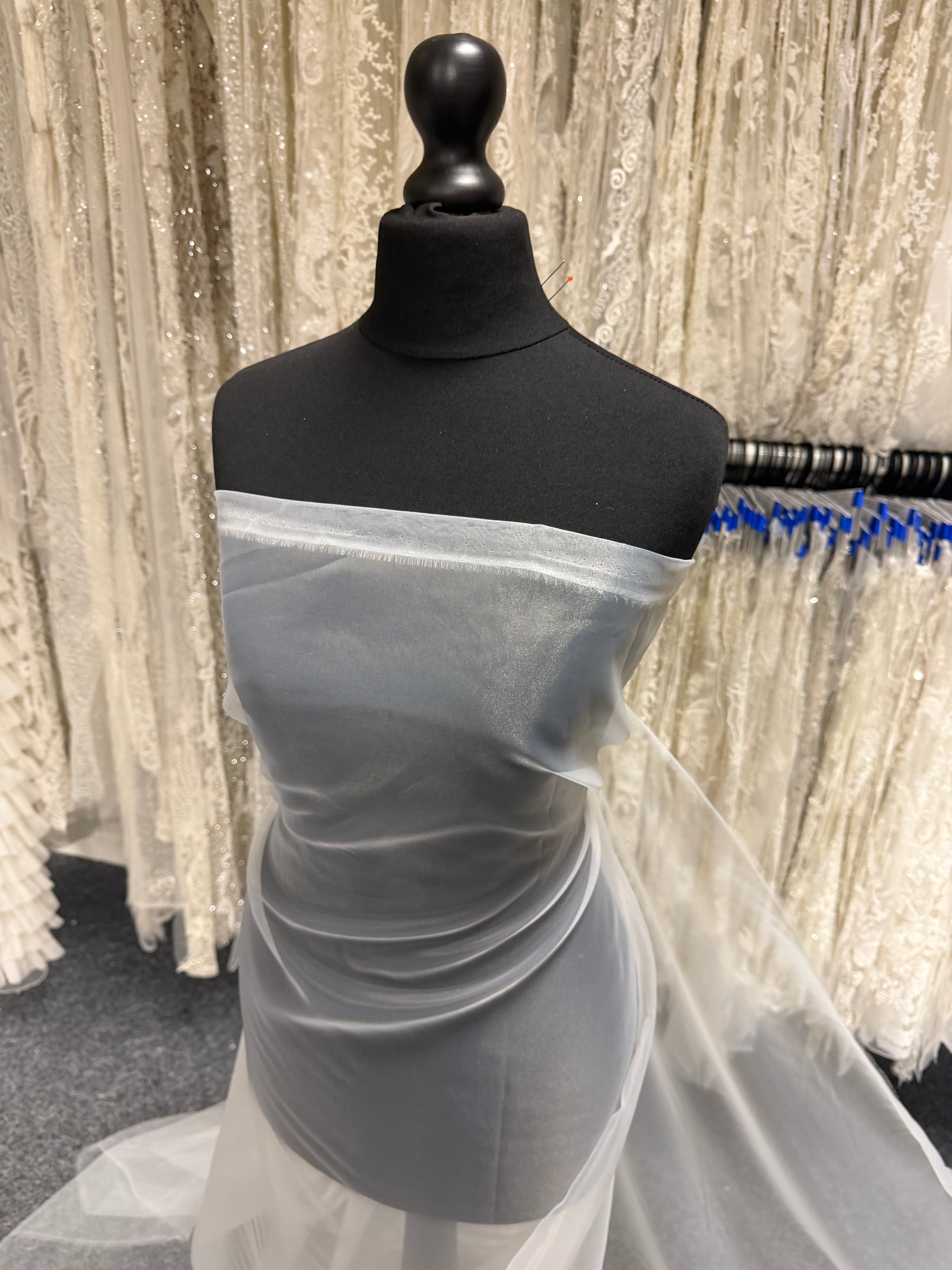 Organza de polyester ivoire - Ryder