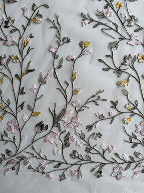 Dentelle brodée multicolore - Mania
