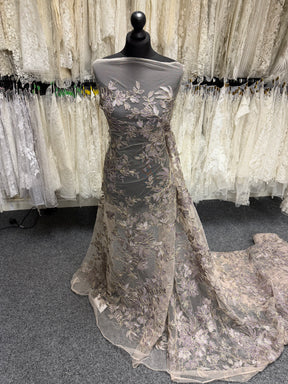 Dentelle lavande avec cordon doré - Kylar