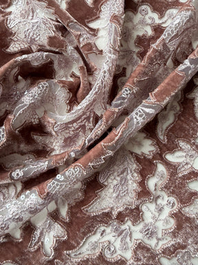 Dentelle en velours 3D effet vison - EB3023