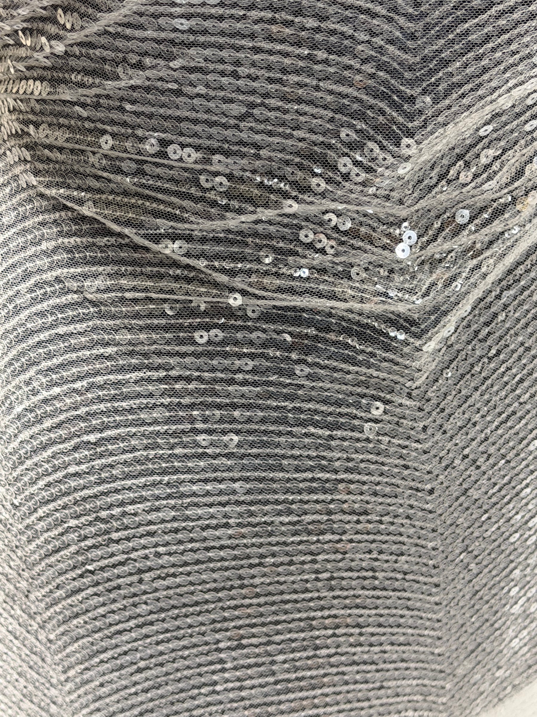 Tulle à sequins brodé bleu ciel – EB3020