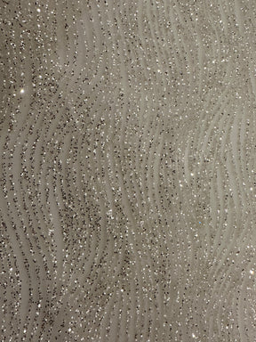 Tulle pailleté ivoire - Fascination