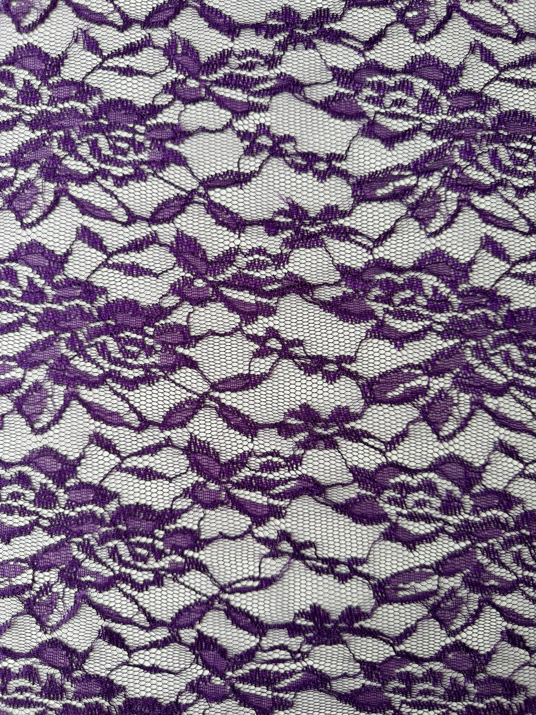 Dentelle Raschel Violette - P618