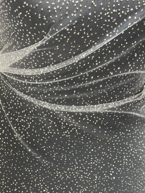 Tulle blanc pailleté - Blinder
