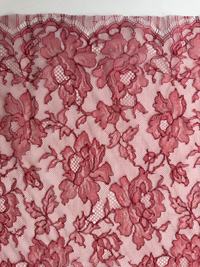 Dentelle Chantilly Rouge Bordeaux - P177
