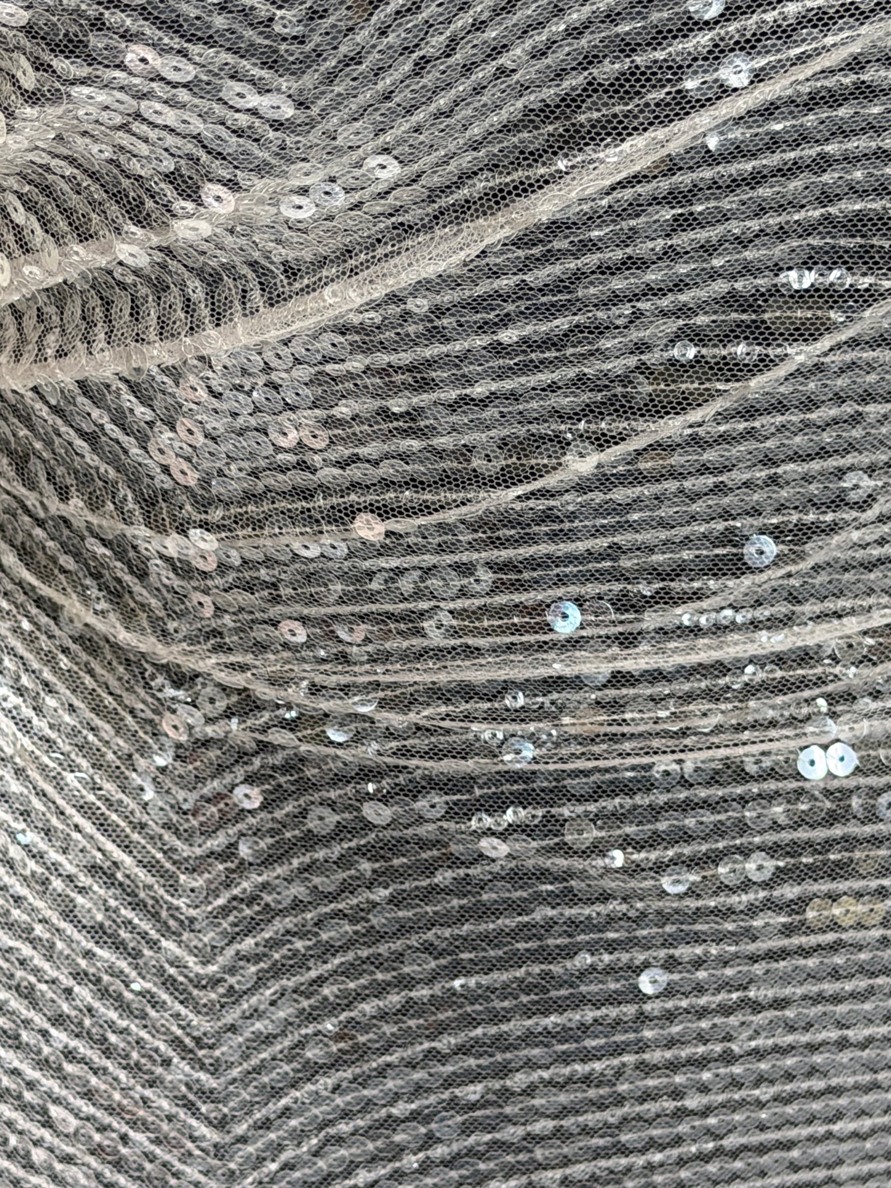 Tulle à sequins brodé rose pâle – EB3020