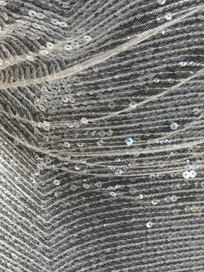 Tulle à sequins brodé rose pâle – EB3020