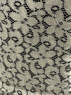 Dentelle française cordée vert péridot - LA4008