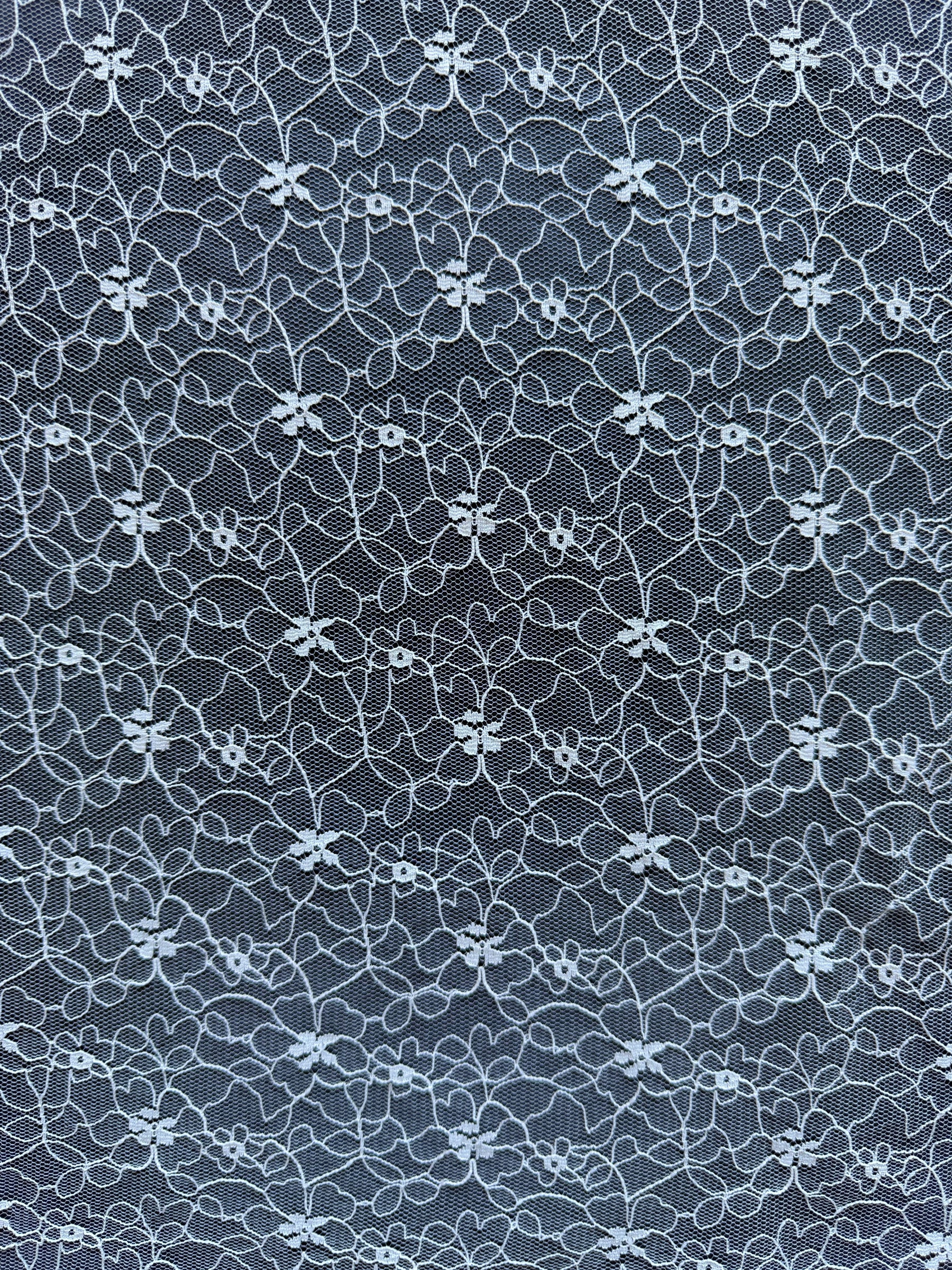 Dentelle brodée ivoire - EB5020