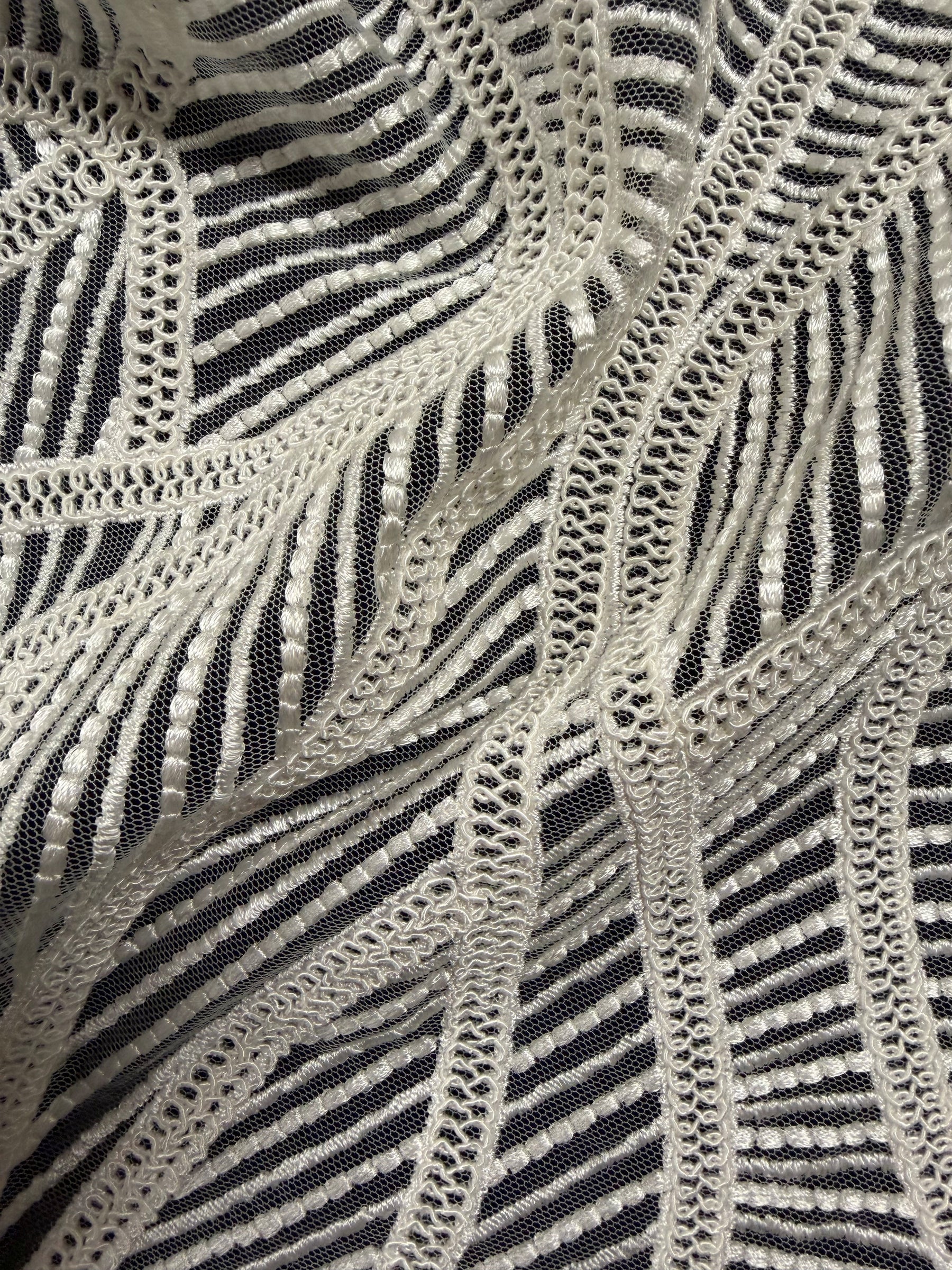 Ivory Embroidery Lace - EB5038