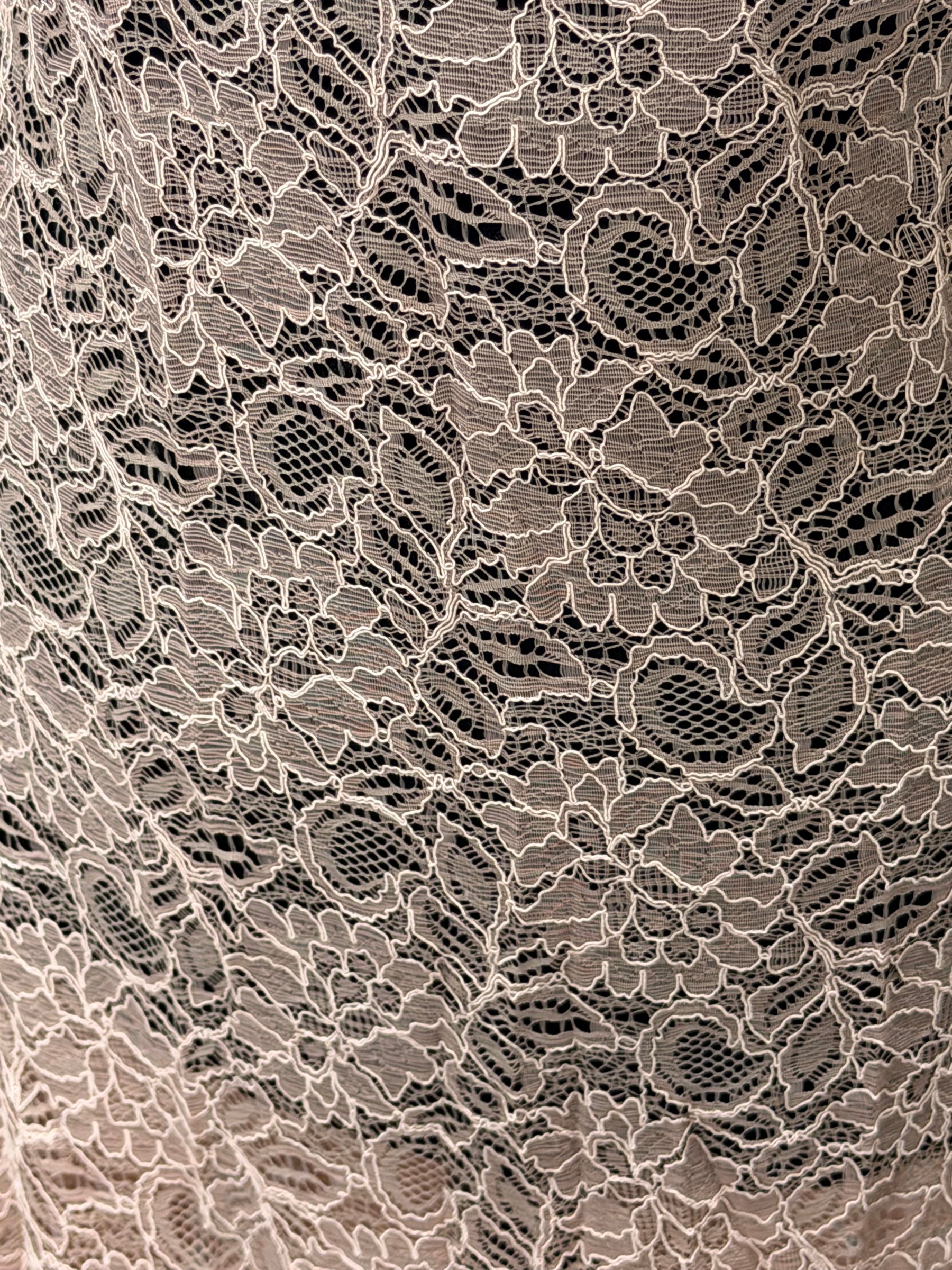 Dentelle rose cordée - Tocca