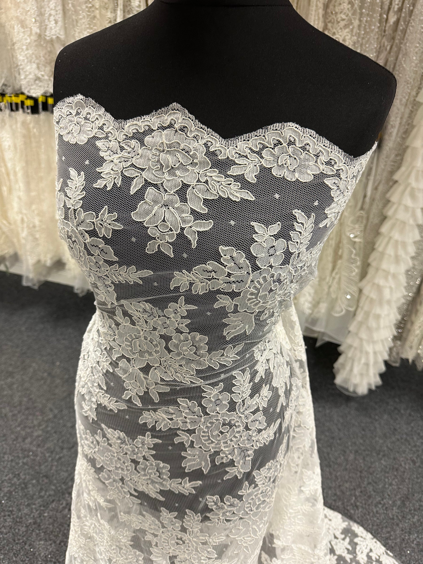 Dentelle cordée ivoire - Bernice (CF)