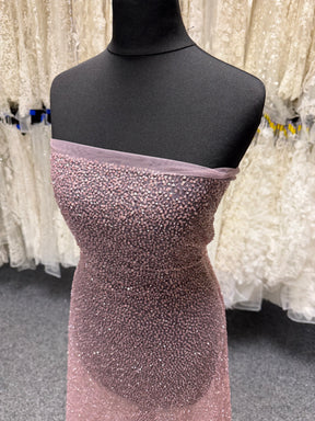 Tulle brodé de perles Mulberry - EB1103