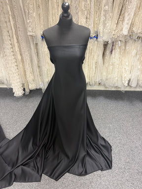 Black Polyester Satin - Moldova