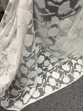Jacquard ivoire fil coupé - Ensoleillé