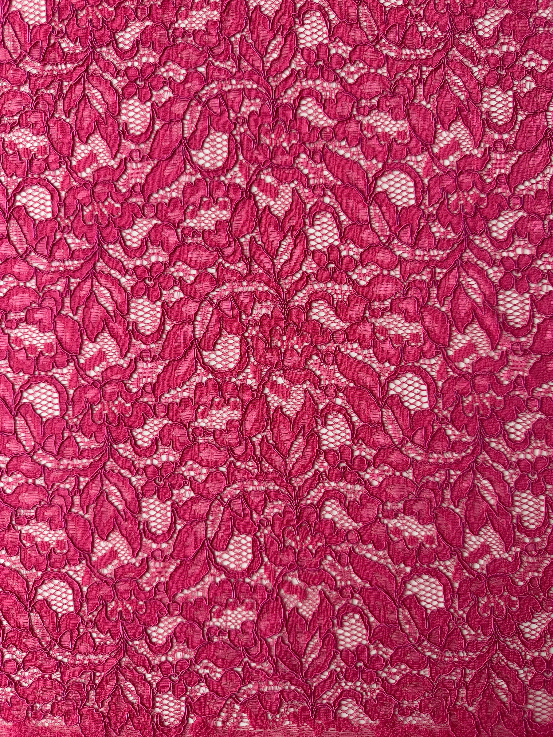 Dentelle rose fuchsia - P947