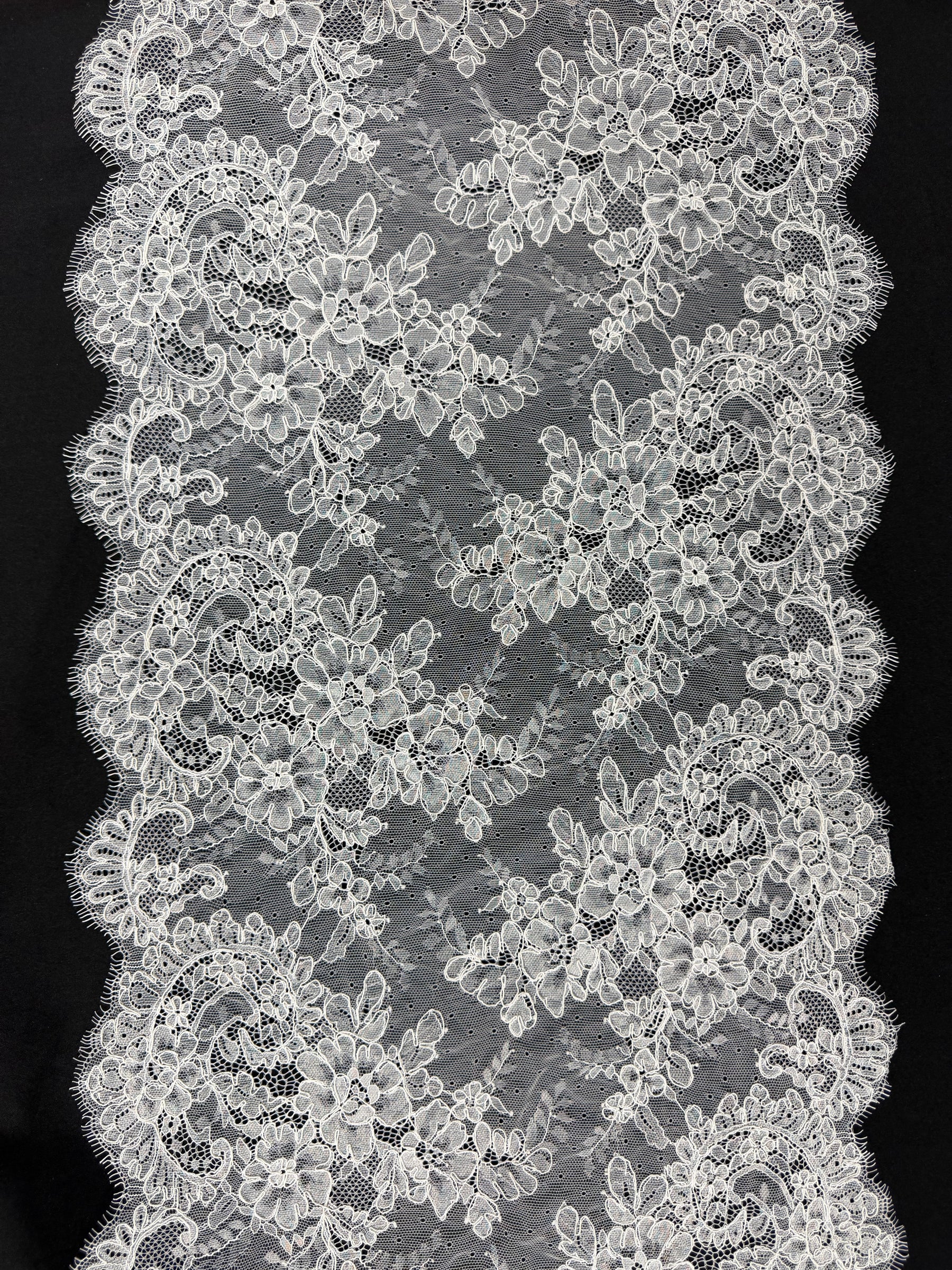 Ivory Corded Lace Trim - Lirin