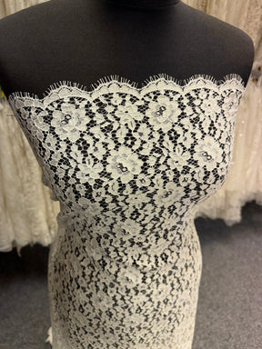 Dentelle Chantilly Cordonnée Ivoire - Norben