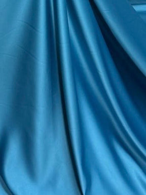 Satin Polyester Bleu Sarcelle - Majestic