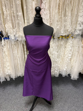 Viola Polyester Satin Backed Dupion - Clarity (P967)