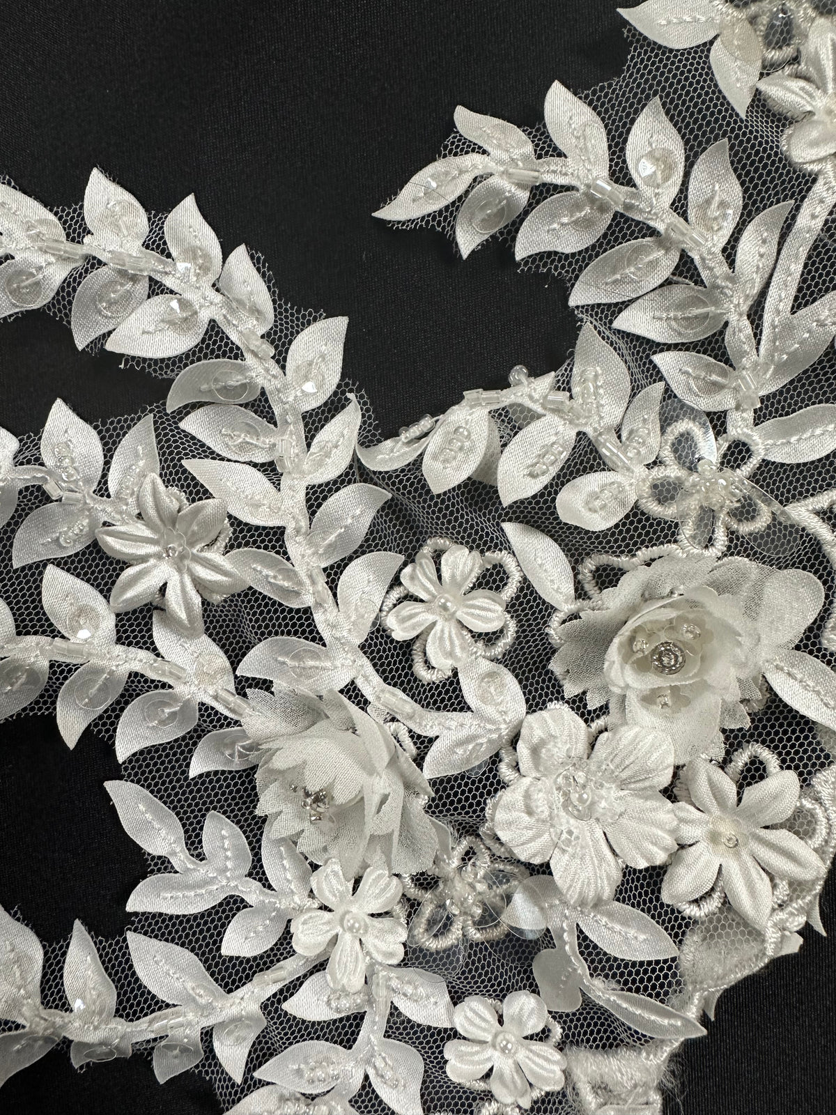 Ivory Laser Lace Trim - T 1011 (CF)