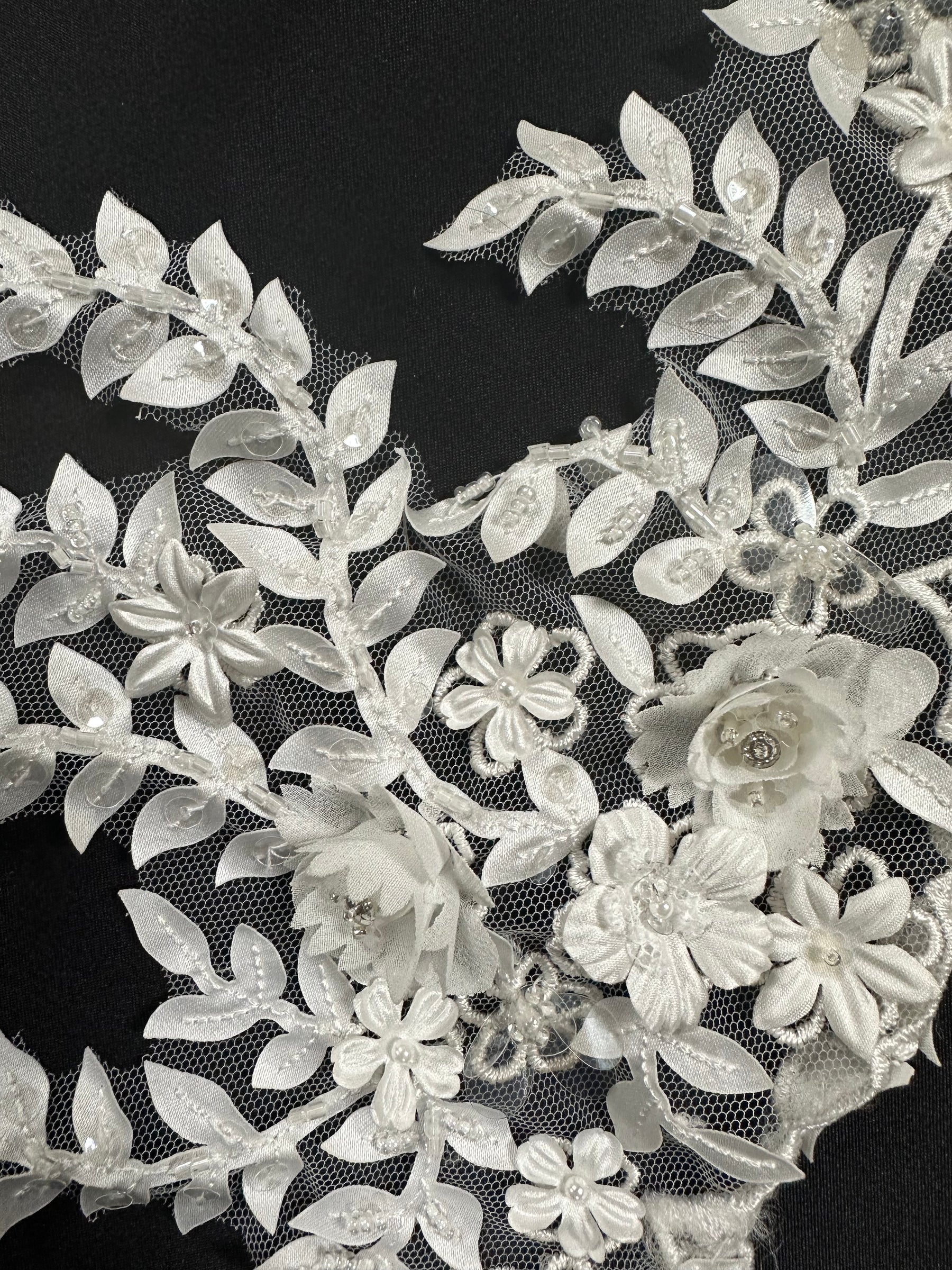 Ivory Laser Lace Trim - T 1011 (CF)