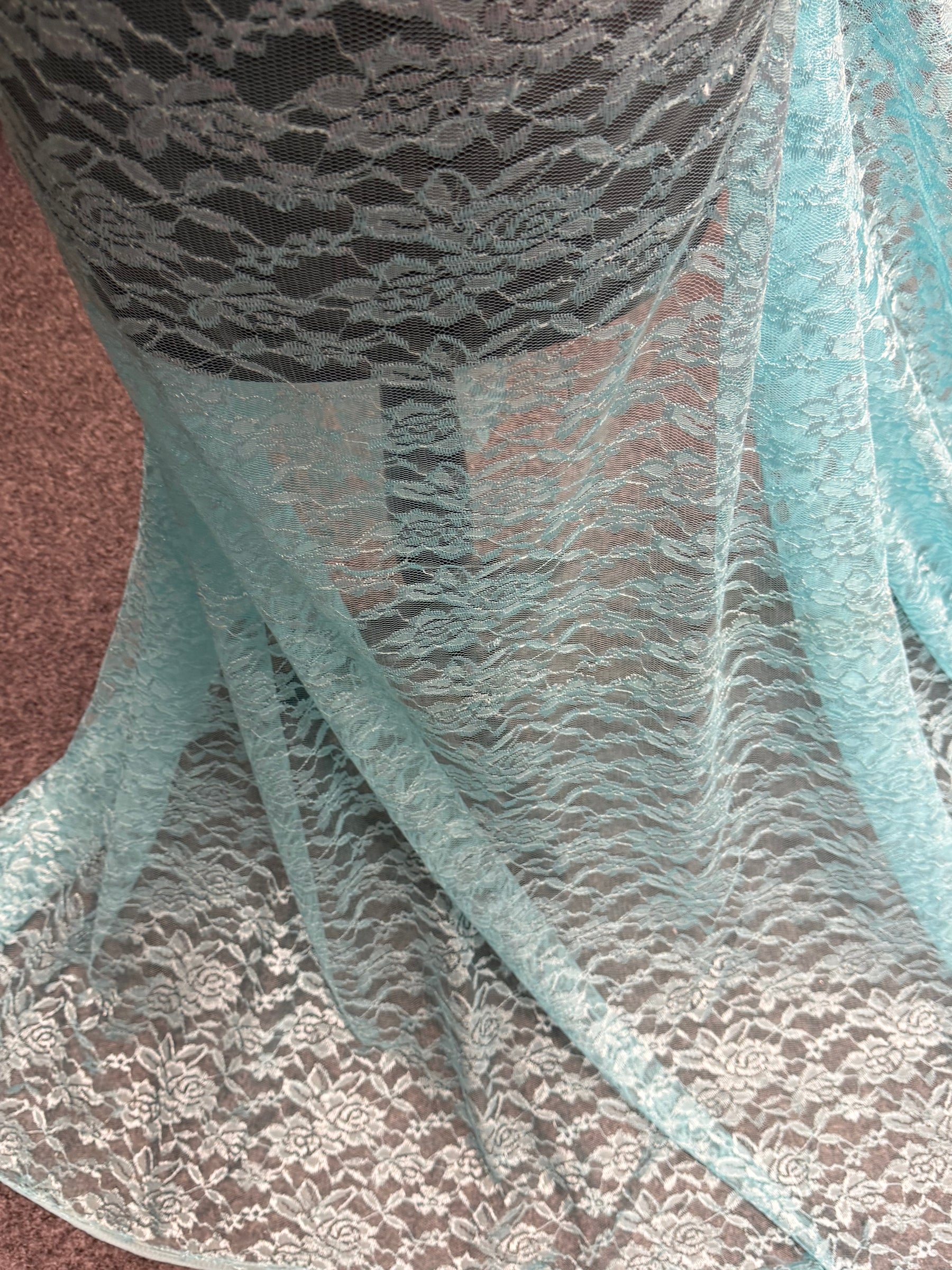 Dentelle Aqua Raschel - P618