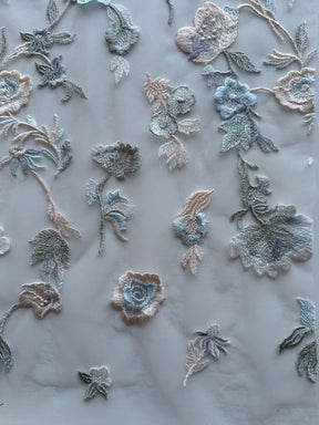 Dentelle brodée multicolore - EB5047