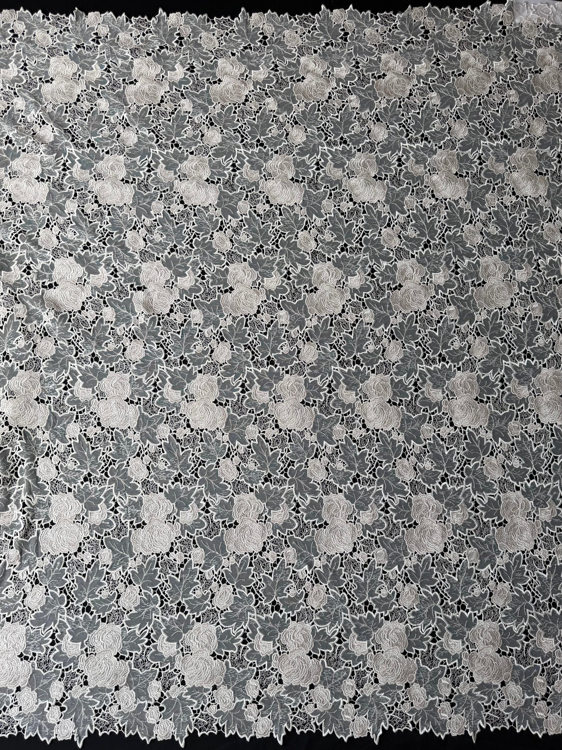 Dentelle ivoire et rose - LB4004