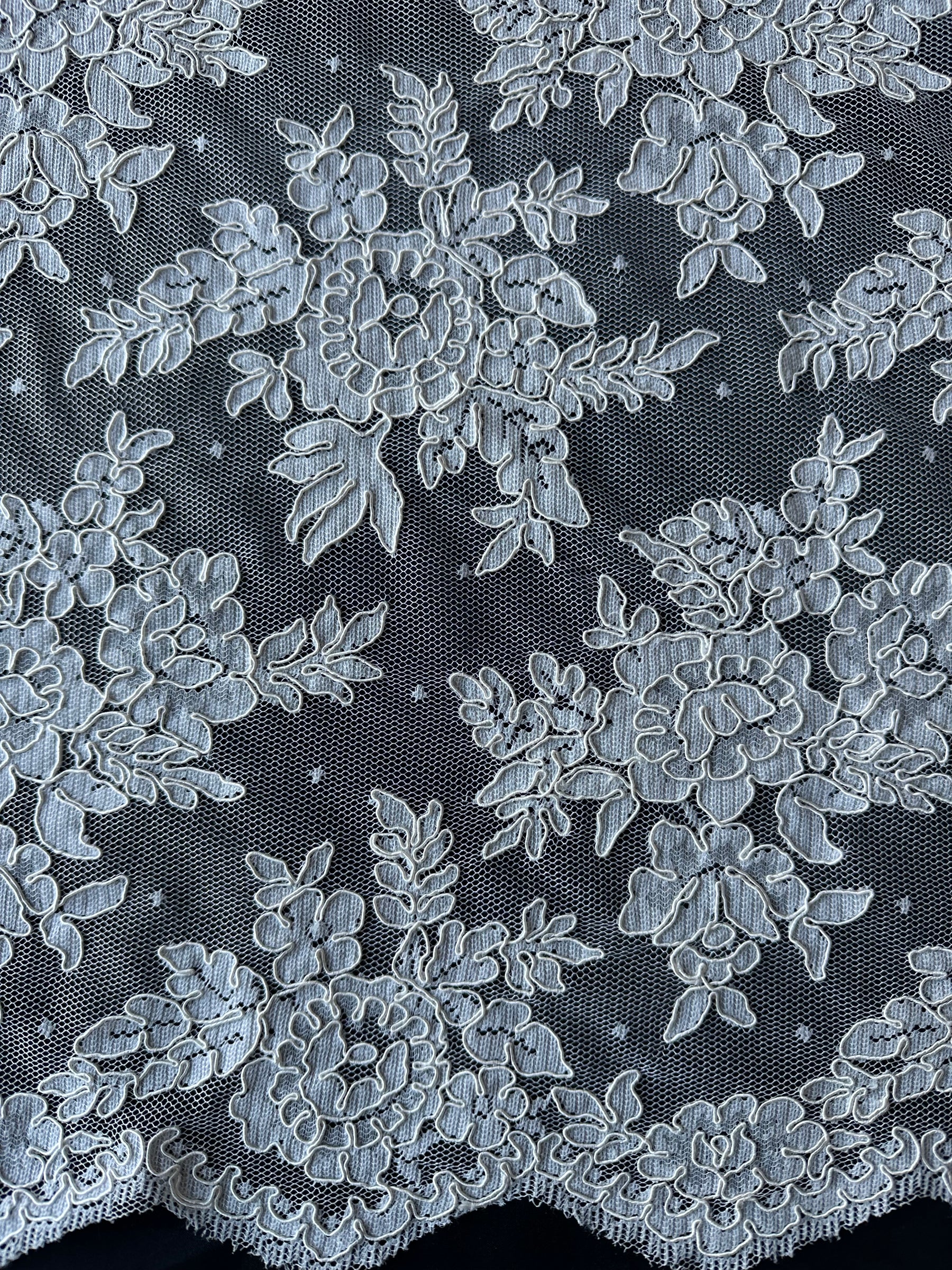 Dentelle cordée ivoire - Bernice (CF)