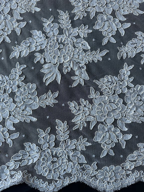 Dentelle cordée ivoire - Bernice (CF)