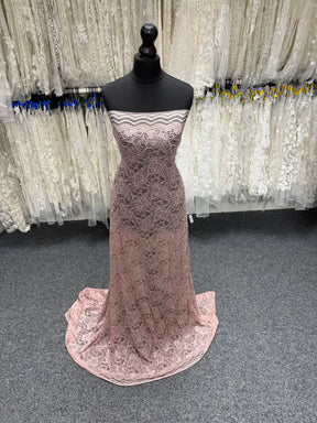 Dentelle rose cordée - Tocca