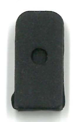 Black 8mm Rubber End Stop - A5