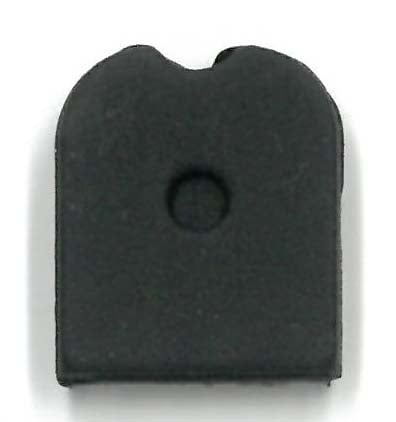 Black 12mm Rubber End Stop - A6