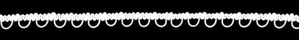 Boucle de boutonnage standard ivoire - A81