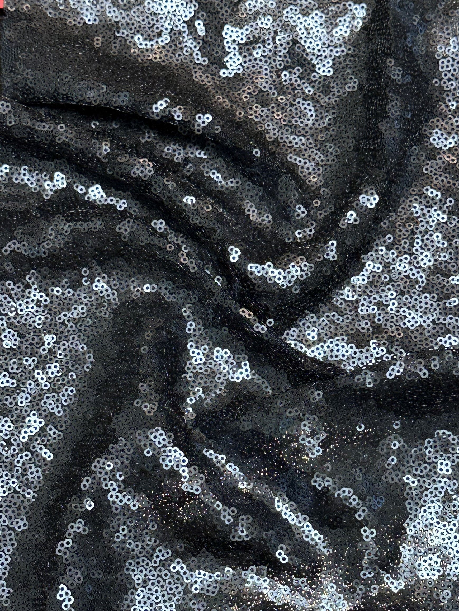 Navy Sequinned Tulle - Luxor (CF)