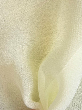 Georgette de Soie Pomme - Shimmer