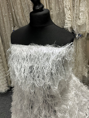Dentelle de plumes ivoire - Arabella (CF)