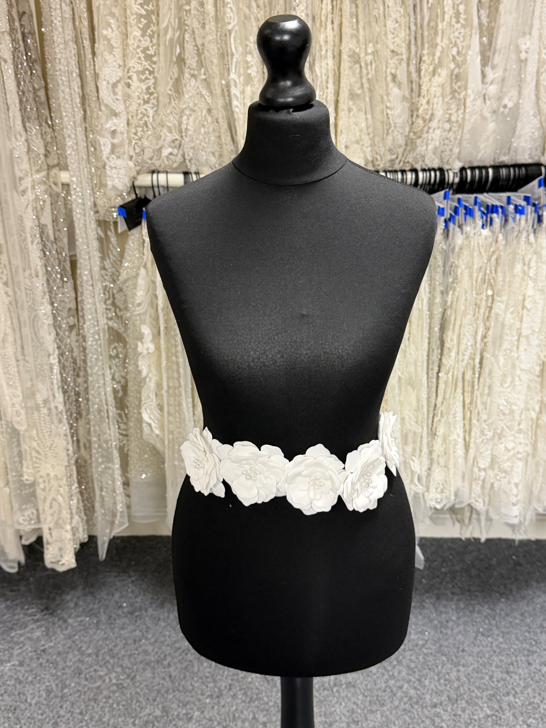 Applique Fleur Ivoire - Grand modèle Avon