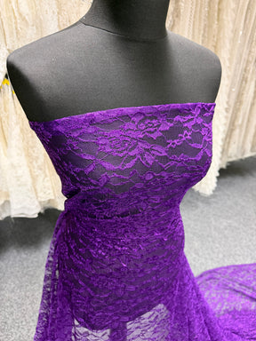 Dentelle Raschel Violette - P618