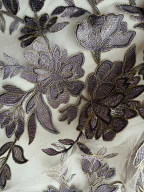 Dentelle lavande avec cordon doré - Kylar