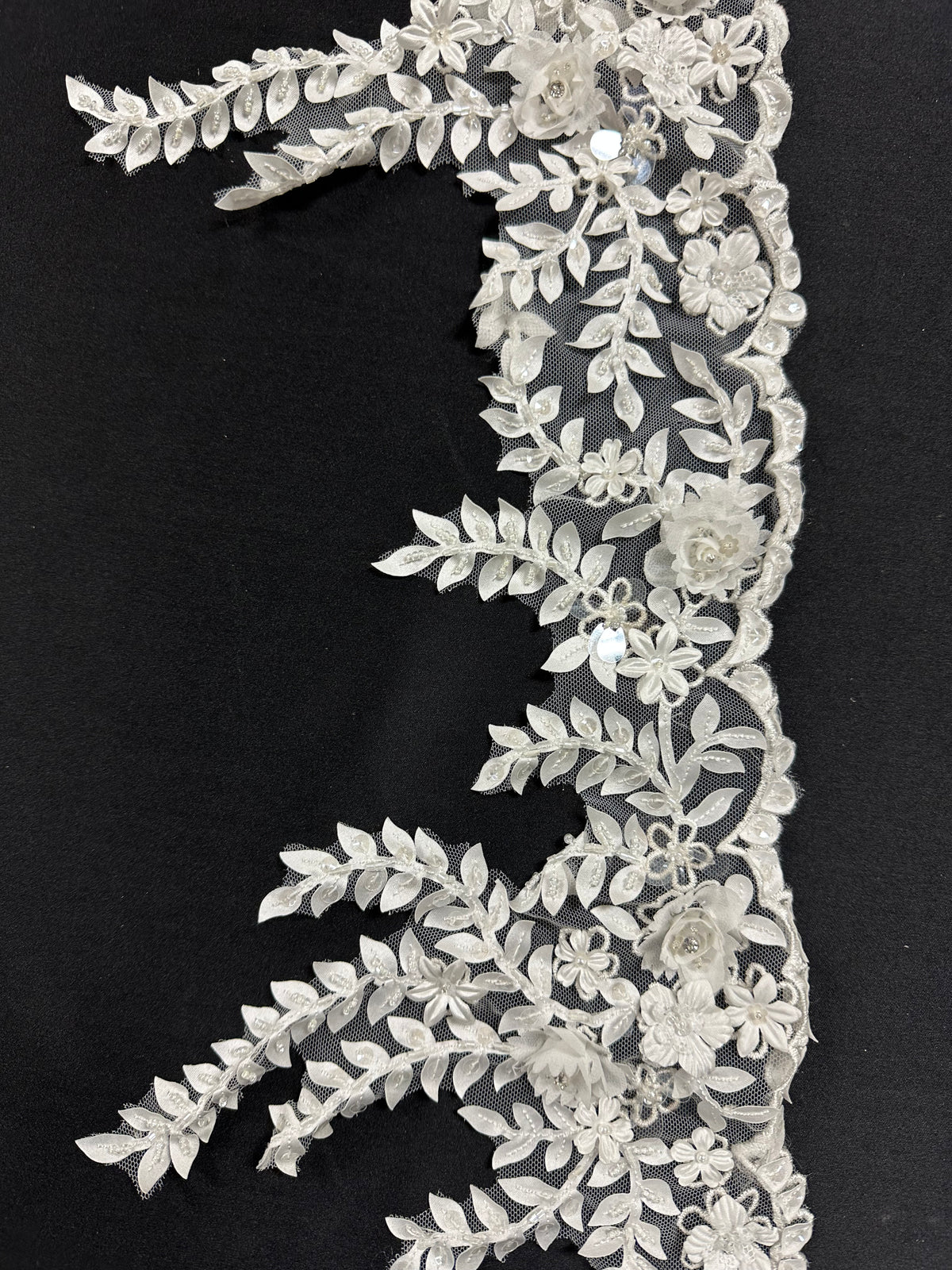 Ivory Laser Lace Trim - T 1011 (CF)