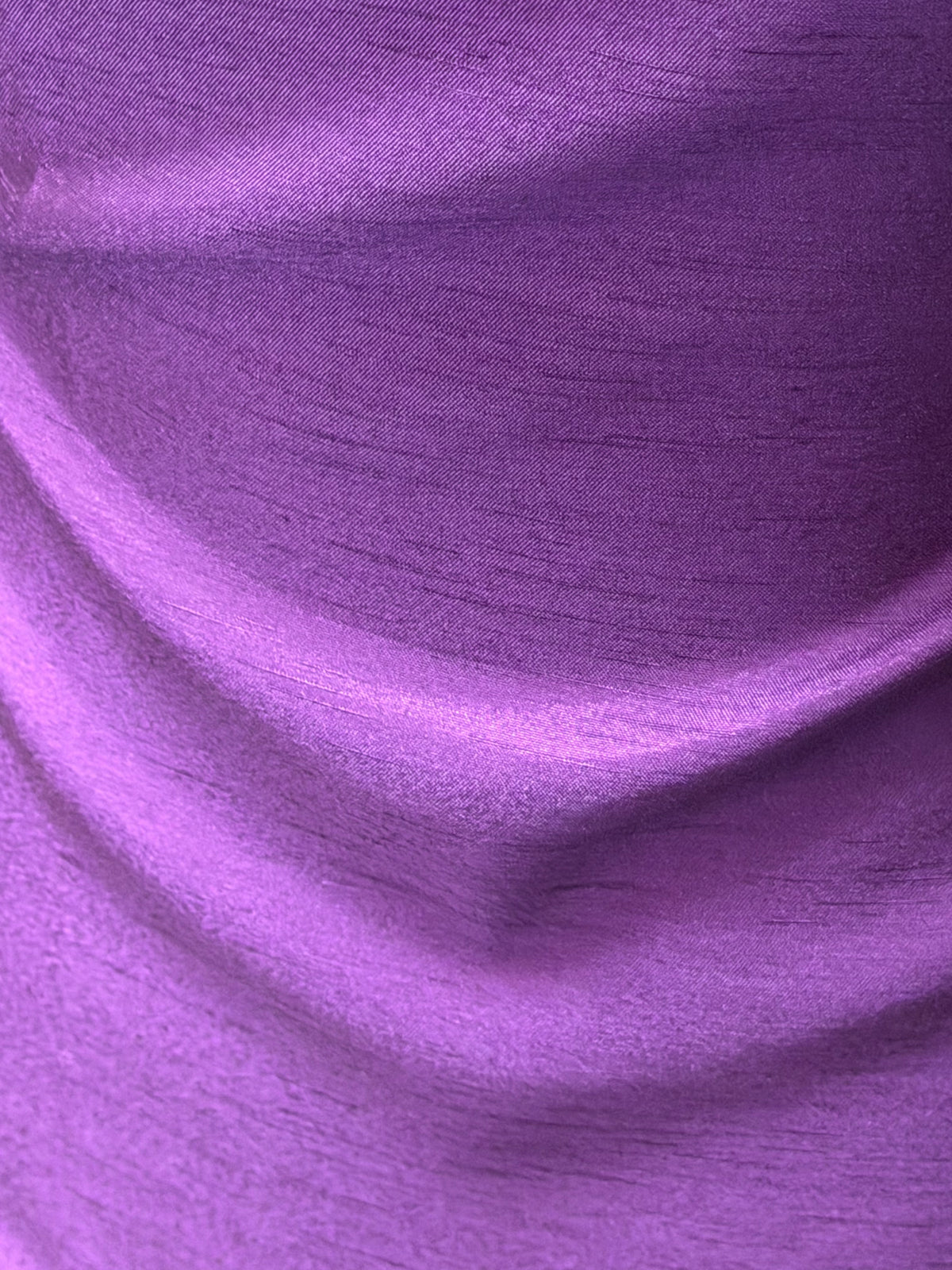 Viola Polyester Satin Backed Dupion - Clarity (P967)