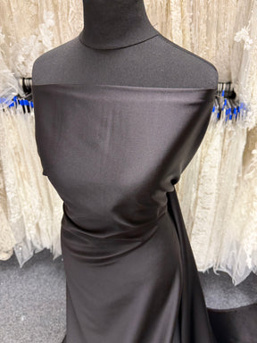 Satin extensible en polyester noir - Estonie