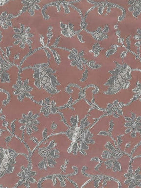 Jacquard métallique Cuivre/Ivoire/Or - BR1007